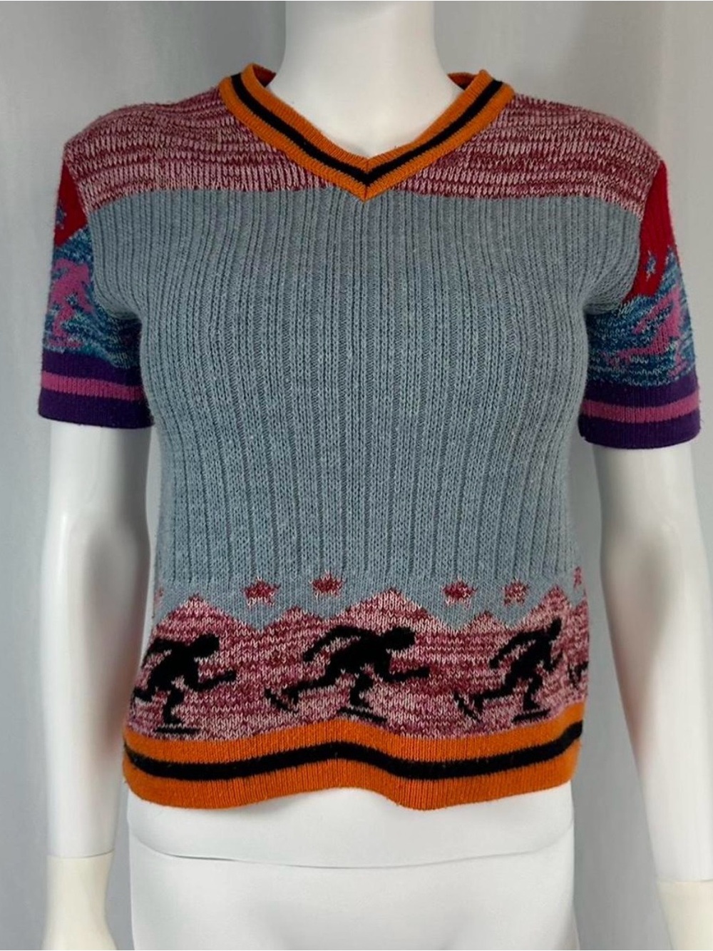 Custo Barcelona Knit Short Sleeve Sweater
